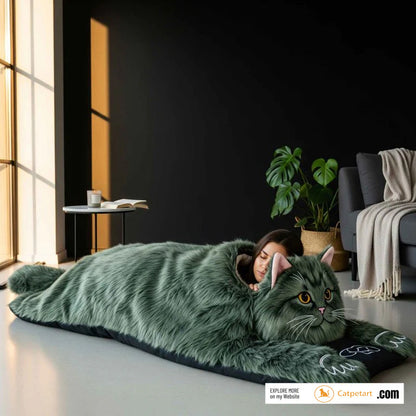 2025 Latest Fluffy Cat Sleeping Bags | Cozy, Cute & Purr-fectly Designed