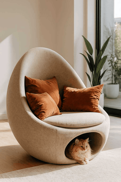 Cosy Pod Chairs for Cat Lovers