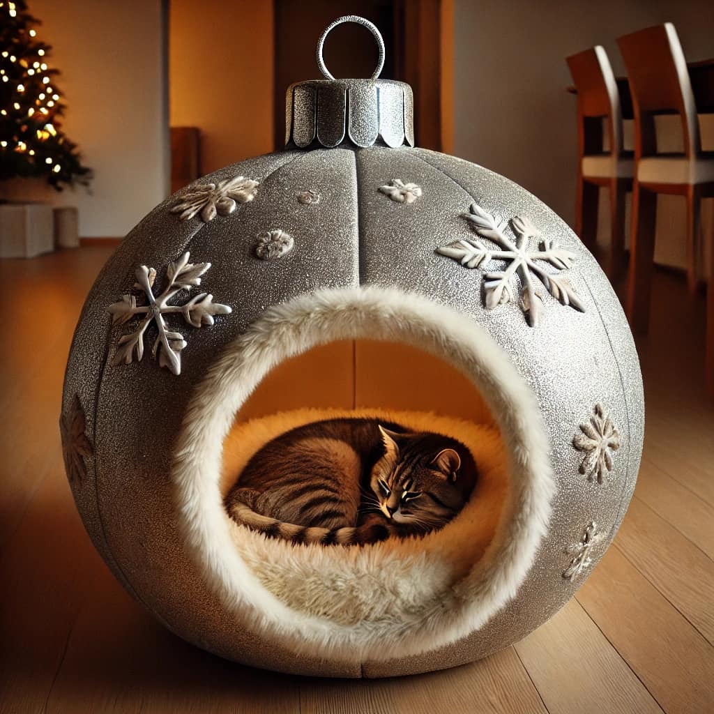 Christmas Bauble Pet Beds: Embracing Festive Comfort for Your Furry Friends