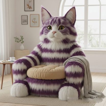 Cat-Shaped Armchair for a Purr-fectly themed living space
